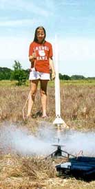 One of Mark's daughters launches a NASA Scout.